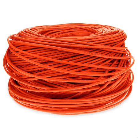 Add-On 1000FT NON-TERMINATED CAT6 BOOTED, SNAGLESS ORANGE UTP COPPER PVC BULK CAB ADD-CAT6BULK1K-OE